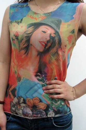 Country Girl Tattoo Sleeveless T-shirt L9826