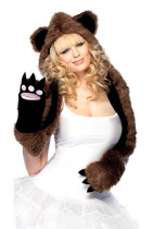 Bear Hood With Paws TY919