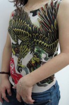 Goshawk Tattoo Sleeveless T-shirt L9840