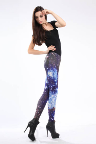 Multicolored Fancy Galaxy Leggings L8711