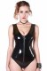 Sleeveless PVC Teddy Lingerie Female Body Suits L55219