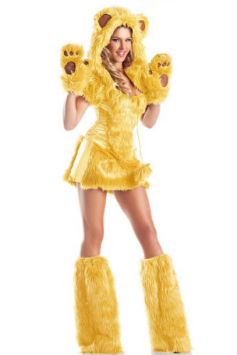 Yellow Bear Beauty Costume L1428-2