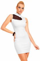White Sexy Cocktail Dress L2114-1