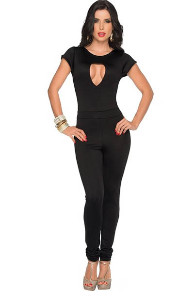 little black jumpsuit