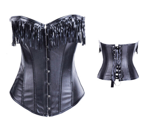 Top Quality Gothic Steel Leather Corset L6032