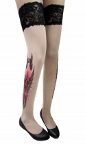 Excalibur Inspired Tattoo Stockings L9072
