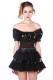 Black PVC Skirt Set L6070