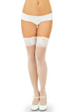 Sheer Thigh Highs with Butterflies White L92241-2