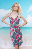 Sunflower Strap Beach Cover-up L3735