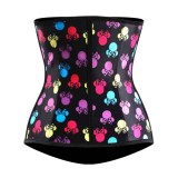 Butterfly Printed Latex Waist Trainer L42645