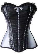 Vintage Strapless Lace-Up Slimming Ruched Corset L42682-3