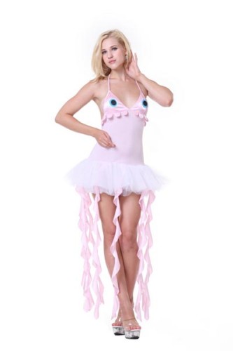 Pretty Pink Halter Tutu Silk Ribbon Dancing Dress L15202