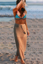 Knitted Beach Long Skirt L508