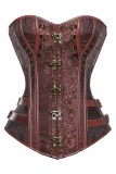 Vintage Gothic Overbust Steel Boned Corsets