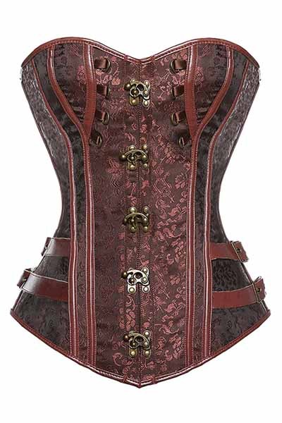 Vintage Gothic Overbust Steel Boned Corsets