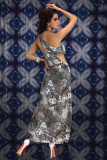 New Coming Long Gown Silver L5055-1
