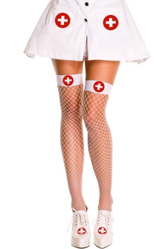 Nurse Fishnet Stockings L92274-1