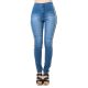 Bleach Wash Side Stripe High Quality Jeans