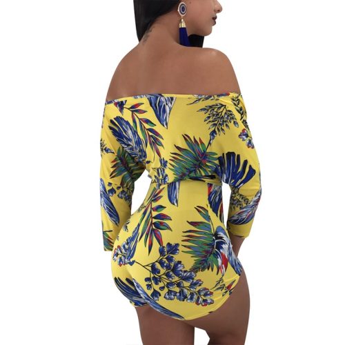 Sexy Sweetheart Floral Bandage Rompers