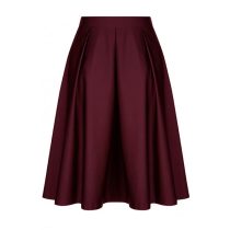 A4 Plus Size A-Line Maxi Skirt
