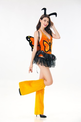 Women Sexy Monarch Butterfly Costume