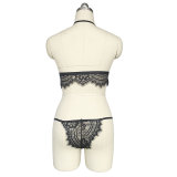 Bralette Lace Cutout Underwear Set