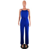 Backless Patchwork Fashion Sexy Jumpsuits