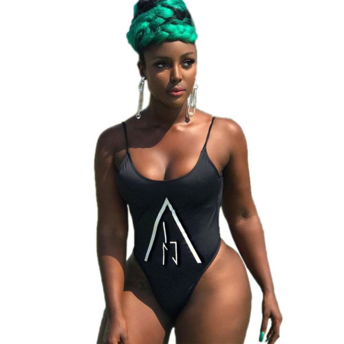 Solid Color Triangle Swimsuit