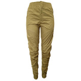 Rosie Ruched Joggers - Olive