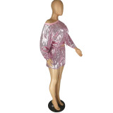 Shimmer Shimmer Sequins Short Set