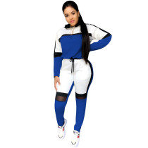 Casual Sports Hooded Two Piece Outfits