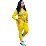 Casual Embroidery Sports 2 Piece Set