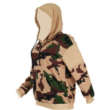 Sexy Camouflage Hooded Sweatshirt