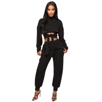 Casual Bandage Top and Trousers