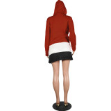 Winter Hooded Cardigan Sweater and Shorts