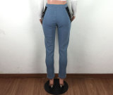 Casual Mesh Stitching Jeans