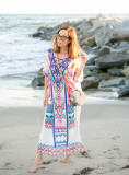 Summer Positioning Printed Beach Dress
