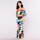 Tropical Lover Dress - Navy 5016-2