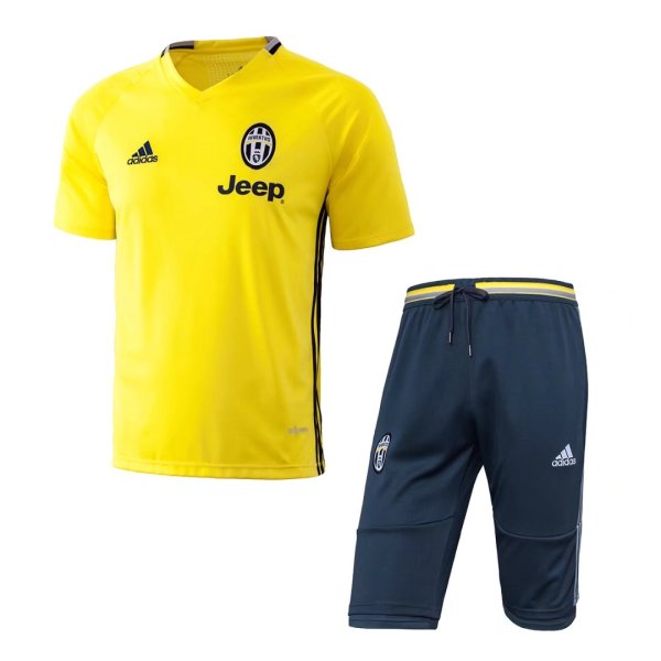 Juventus Short Training Suit Yellow 2016/17