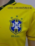 Brazil Home Retro Jersey Mens 1993/1994