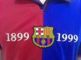 Barcelona Home Retro Jersey Mens 100-Year Anniversary 1899-1998