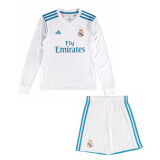 Real Madrid Home Jersey Long Sleeve Kids 2017/18