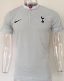 Tottenham Hotspur Polo Shirt White Stripe 2017