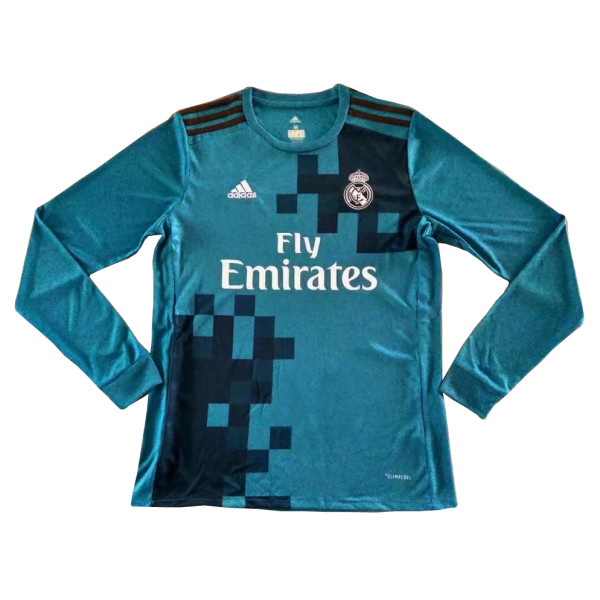 Real Madrid Third Jersey Long Sleeve Men 2017/18