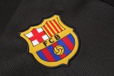 Barcelona Training Suit Black Stripe 2017/18