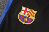 Barcelona Training Suit Black Stripe 2017/18