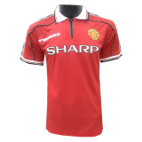 Manchester United Home Retro Jersey Mens 1998/1999