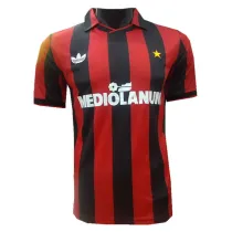 Mens AC Milan Home Retro Jersey 1990/1991