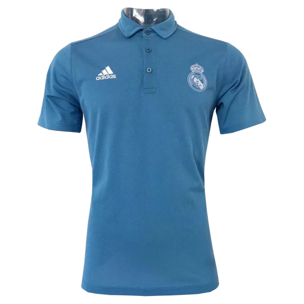 Real Madrid Polo Shirt Light Blue 2017
