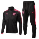 Arsenal Training Suit Zipper Black 2017/18